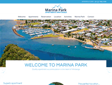 Tablet Screenshot of marinapark.co.nz